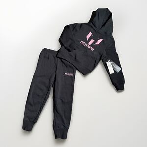Lionel Messi Collection 2 Piece Hoodie Sweats Sweatpant‎ Set Size 4 Kids NWT $80